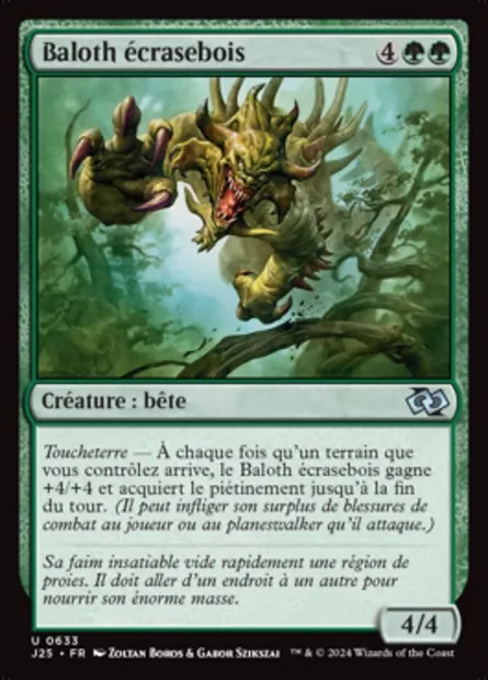 Baloth écrasebois, carte Magic J25 633 — extension Foundations Jumpstart