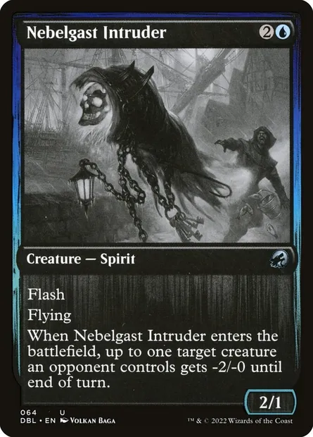 Intrus du Nebelgast, carte Magic DBL 64 — extension Innistrad : Double Programme