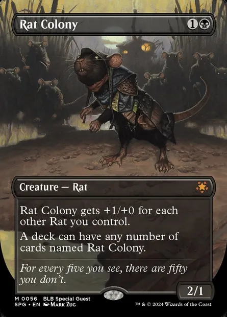 Rat Colony, Magic card SPG 56 — Special Guests set