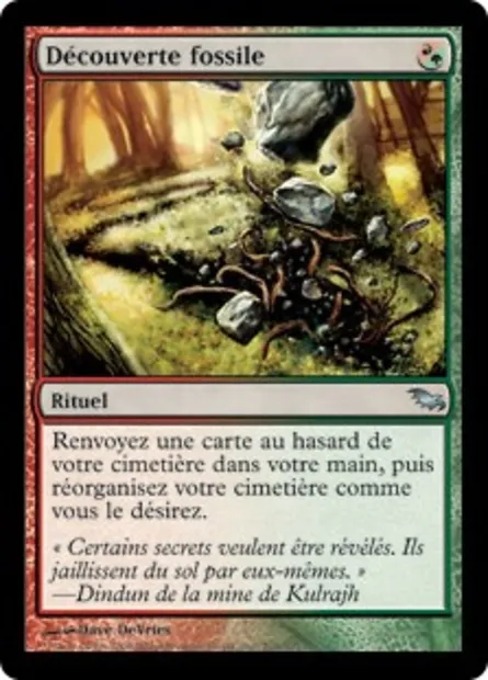 Découverte fossile, carte Magic SHM 206 — extension Sombrelande