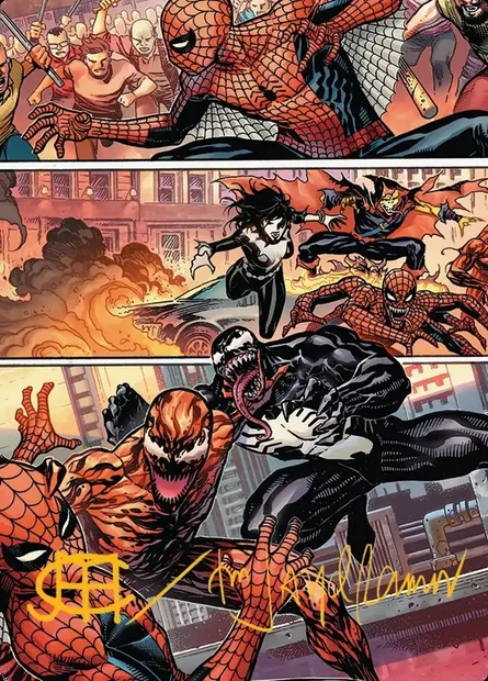 Maximum Carnage // Maximum Carnage, carte Magic ASPM 46 — extension Marvel's Spider-Man Art Series