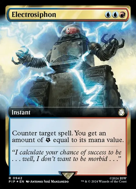 Electrosiphon, Magic card PIP 942 — Fallout set