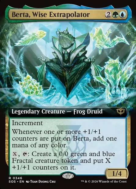 Berta, Wise Extrapolator, Magic card SOS 346 — Secrets of Strixhaven set