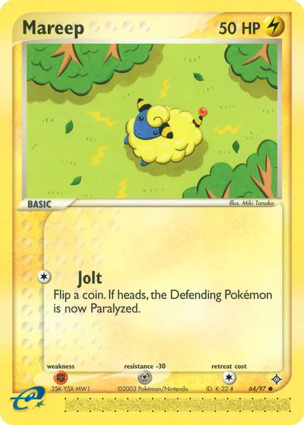 Mareep, Pokémon card DR 64 — Dragon set