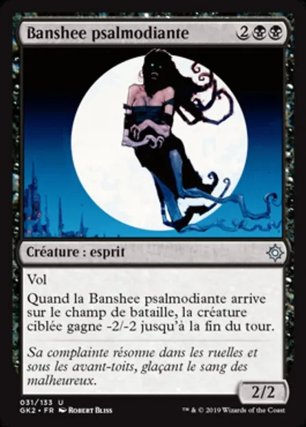 Banshee psalmodiante, carte Magic GK2 31 — extension RNA Guild Kit