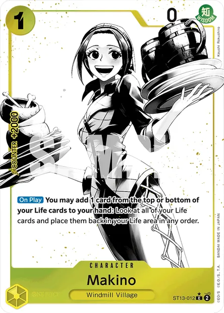 Makino, carte One Piece ST13-012 — extension The Three Brothers