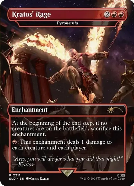Pyrohépathite, carte Magic SLD 2211 — extension Secret Lair Drop