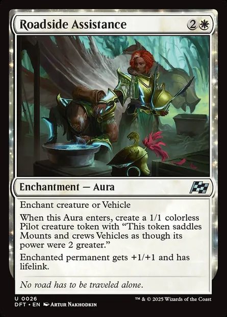 Roadside Assistance, Magic card DFT 26 — Aetherdrift set
