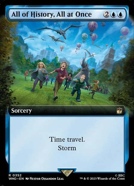 All of History, All at Once, Magic card WHO 352 — Doctor Who set