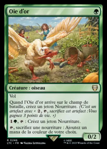 Oie d'or, carte Magic LTC 246 — extension Tales of Middle-earth Commander