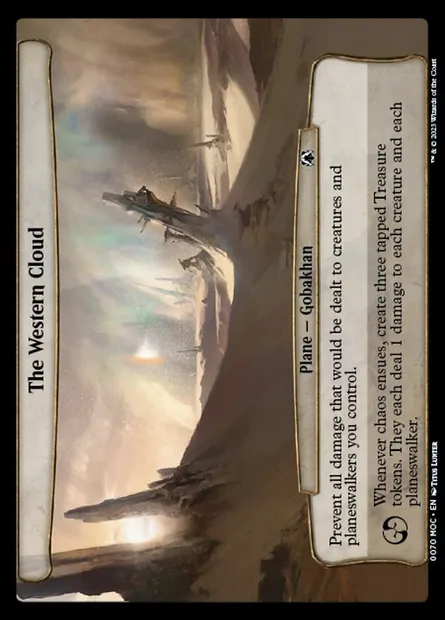 The Western Cloud, Magic card MOC 70 — March of the Machine Commander set