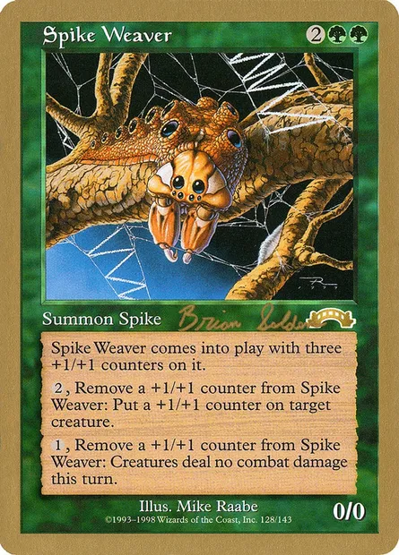 Spike Weaver, Magic card WC98 bs128 — World Championship Decks 1998 set
