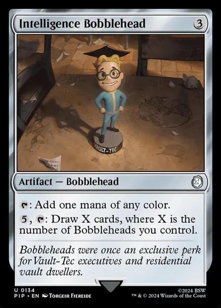 Intelligence Bobblehead, Magic card PIP 134 — Fallout set