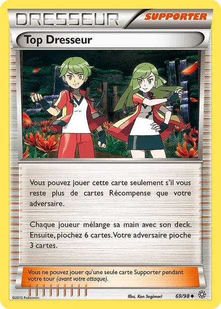 Top Dresseur, carte Pokémon AOR 69 — extension Origines Antiques