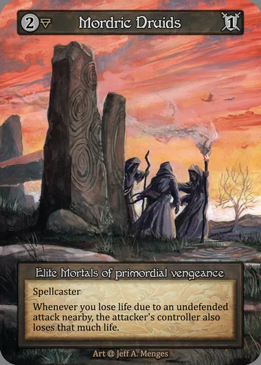 Mordric Druids, Sorcery card ALP 106 — Alpha set