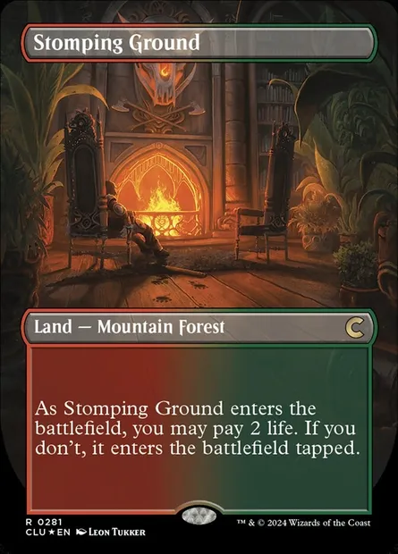 Stomping Ground, Magic card CLU 281 — Ravnica: Clue Edition set