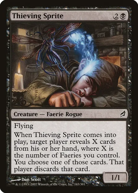 Thieving Sprite, Magic card LRW 143 — Lorwyn set