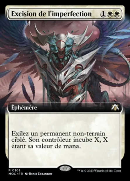 Excision de l'imperfection, carte Magic MOC 101 — extension March of the Machine Commander