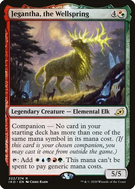 Jegantha, the Wellspring, Magic card PIKO 222p — Ikoria: Lair of Behemoths Promos set