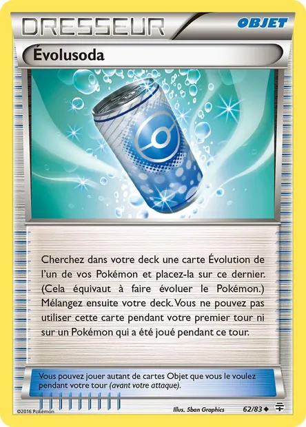 Évolusoda, carte Pokémon GEN 62 — extension Générations