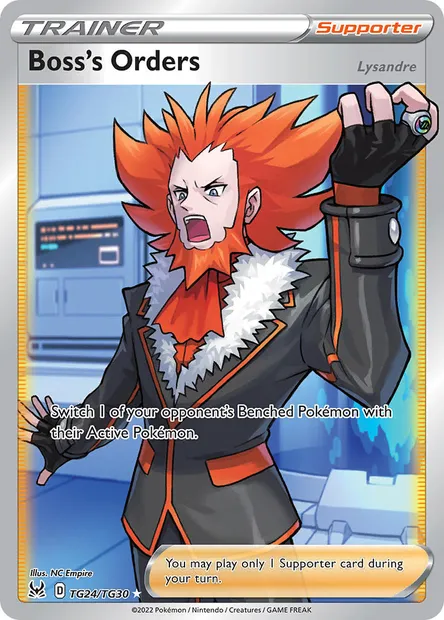 Boss's Orders, Pokémon card LOR TG24 — Lost Origin set