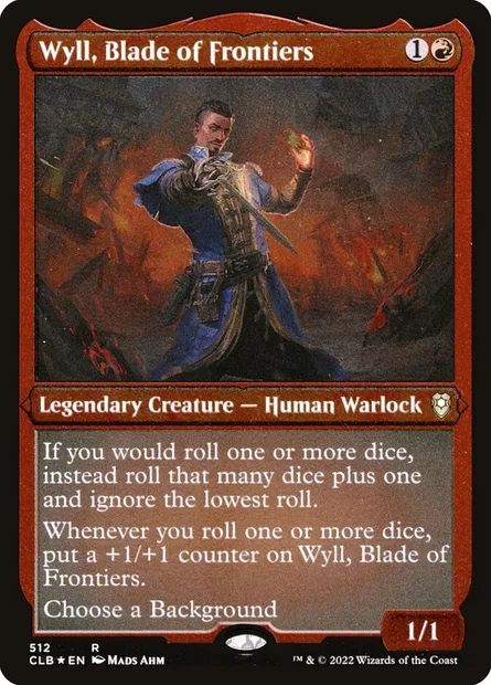 Wyll, Blade of Frontiers, Magic card CLB 512 — Commander Legends: Battle for Baldur's Gate set