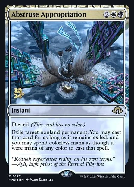 Abstruse Appropriation, Magic card PMH3 177s — Modern Horizons 3 Promos set