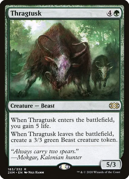 Thragtusk, Magic card 2XM 183 — Double Masters set