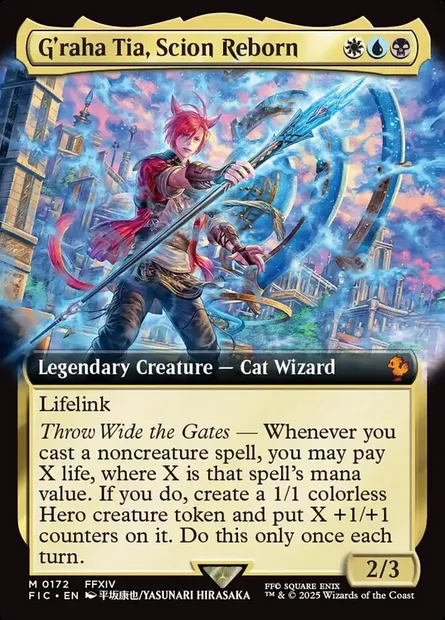 G'raha Tia, Scion Reborn, Magic card FIC 172 — Final Fantasy Commander set