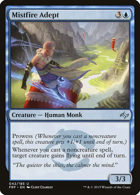 Mistfire Adept, Magic card FRF 42 — Fate Reforged set