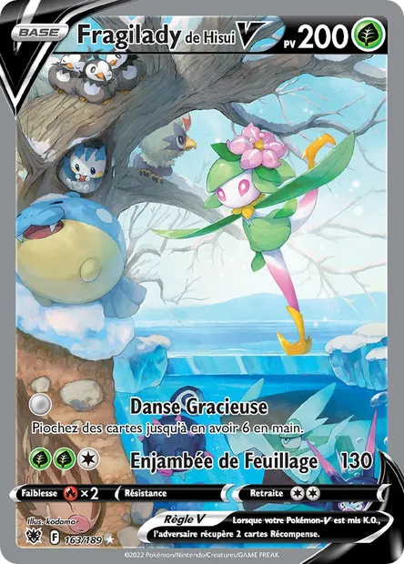 Fragilady de Hisui V, carte Pokémon ASR 163 — extension Astres Radieux