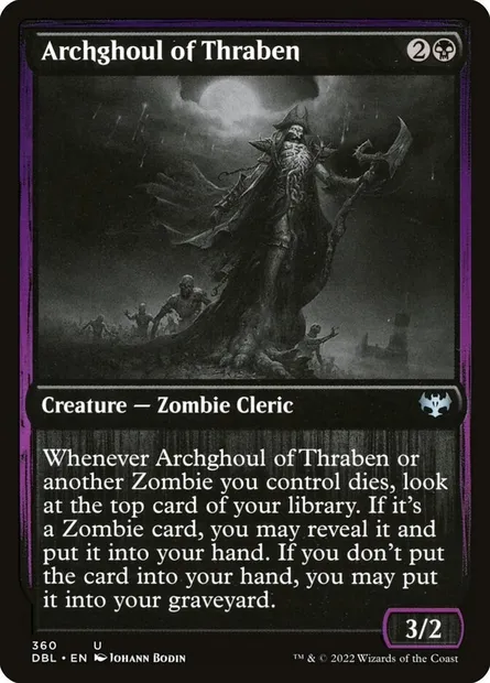 Archigoule de Thraben, carte Magic DBL 360 — extension Innistrad : Double Programme