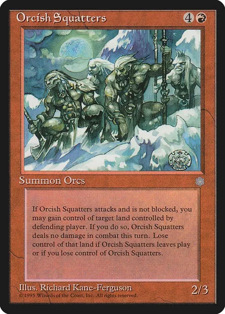Squatters orques, carte Magic ICE 211 — extension Ere Glaciaire