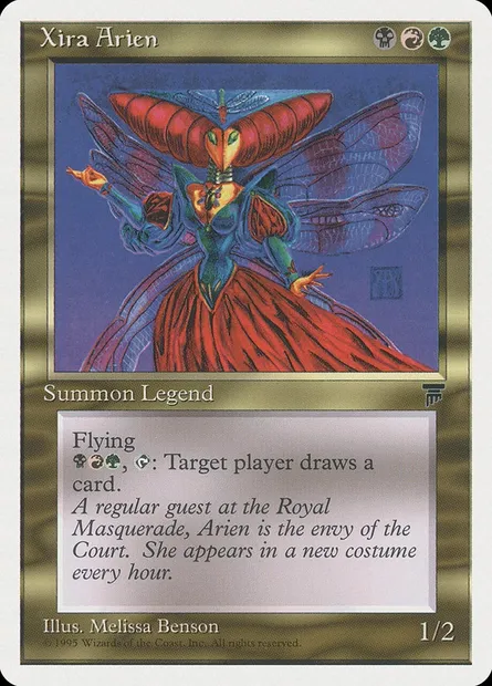 Xira Arien, carte Magic CHR 90 — extension Chronicles