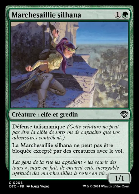 Marchesaillie silhana, carte Magic OTC 206 — extension Outlaws of Thunder Junction Commander