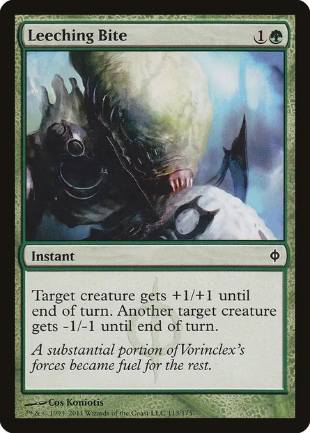 Leeching Bite, Magic card NPH 113 — New Phyrexia set