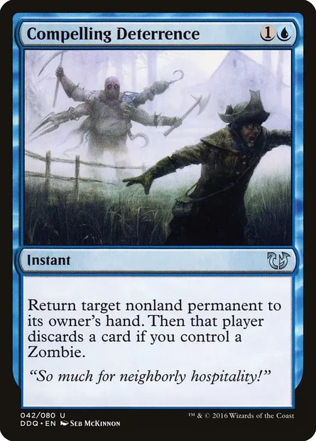 Compelling Deterrence, Magic card DDQ 42 — Duel Decks: Blessed vs. Cursed set