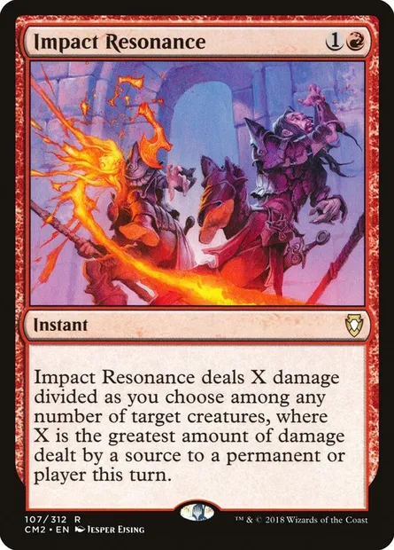 Impact Resonance, Magic card CM2 107 — Commander Anthology Volume II set