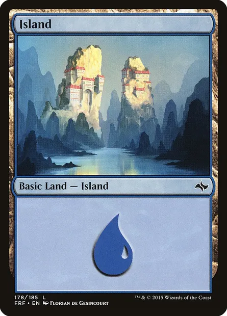 Island, Magic card FRF 178 — Fate Reforged set