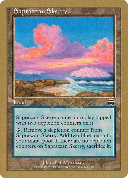 Saprazzan Skerry, Magic card WC00 jf328 — World Championship Decks 2000 set