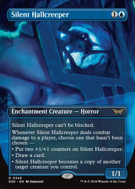 Silent Hallcreeper, Magic card DSK 345 — Duskmourn: House of Horror set