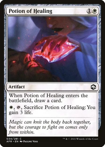 Potion of Healing, Magic card AFR 34 — Adventures in the Forgotten Realms set