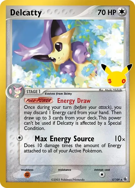 Delcatty, carte Pokémon 30C CC002 — extension 30ᵉ Anniversaire