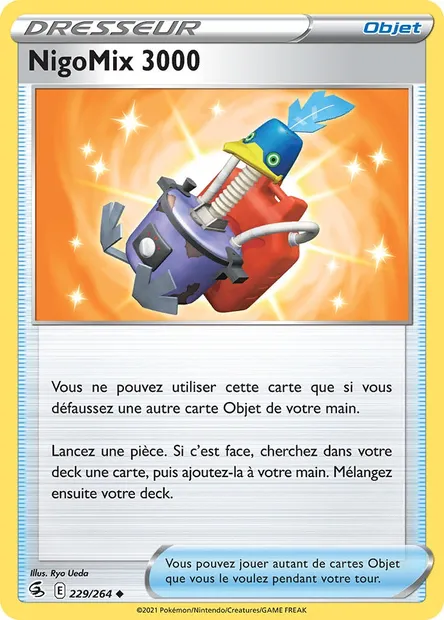NigoMix 3000, carte Pokémon FST 229 — extension Poing de Fusion