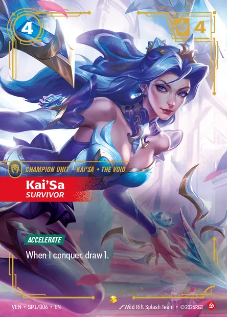 Kai'Sa, Riftbound card VEN SP1 — Vendetta set