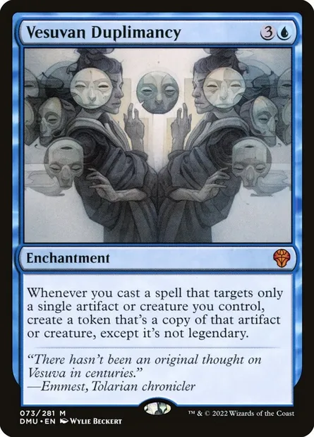 Vesuvan Duplimancy, Magic card DMU 73 — Dominaria United set