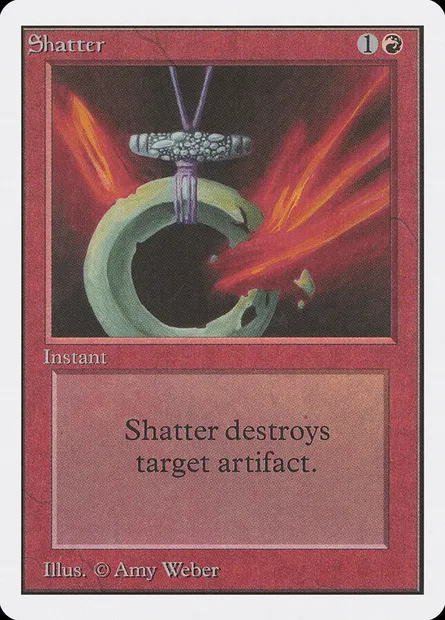 Shatter, Magic card 2ED 174 — Unlimited Edition set