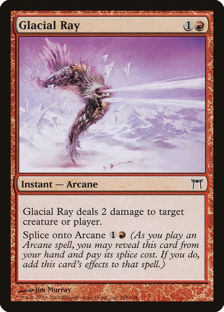Glacial Ray, Magic card CHK 168 — Champions of Kamigawa set