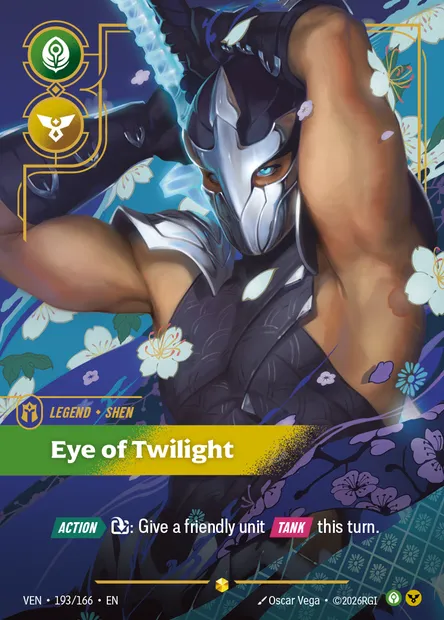 Eye of Twilight, carte Riftbound VEN 193 — extension Vendetta