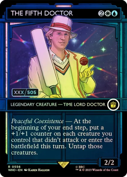 The Fifth Doctor, Magic card WHO 556z — Doctor Who set